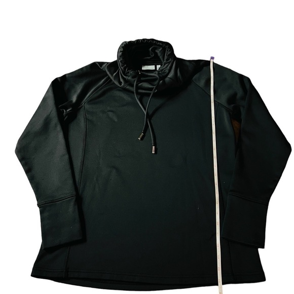 ATHLETA WOMENS PULLOVER BLACK ATHLETIC TOP SIZE MEDIUM - Picture 9 of 10